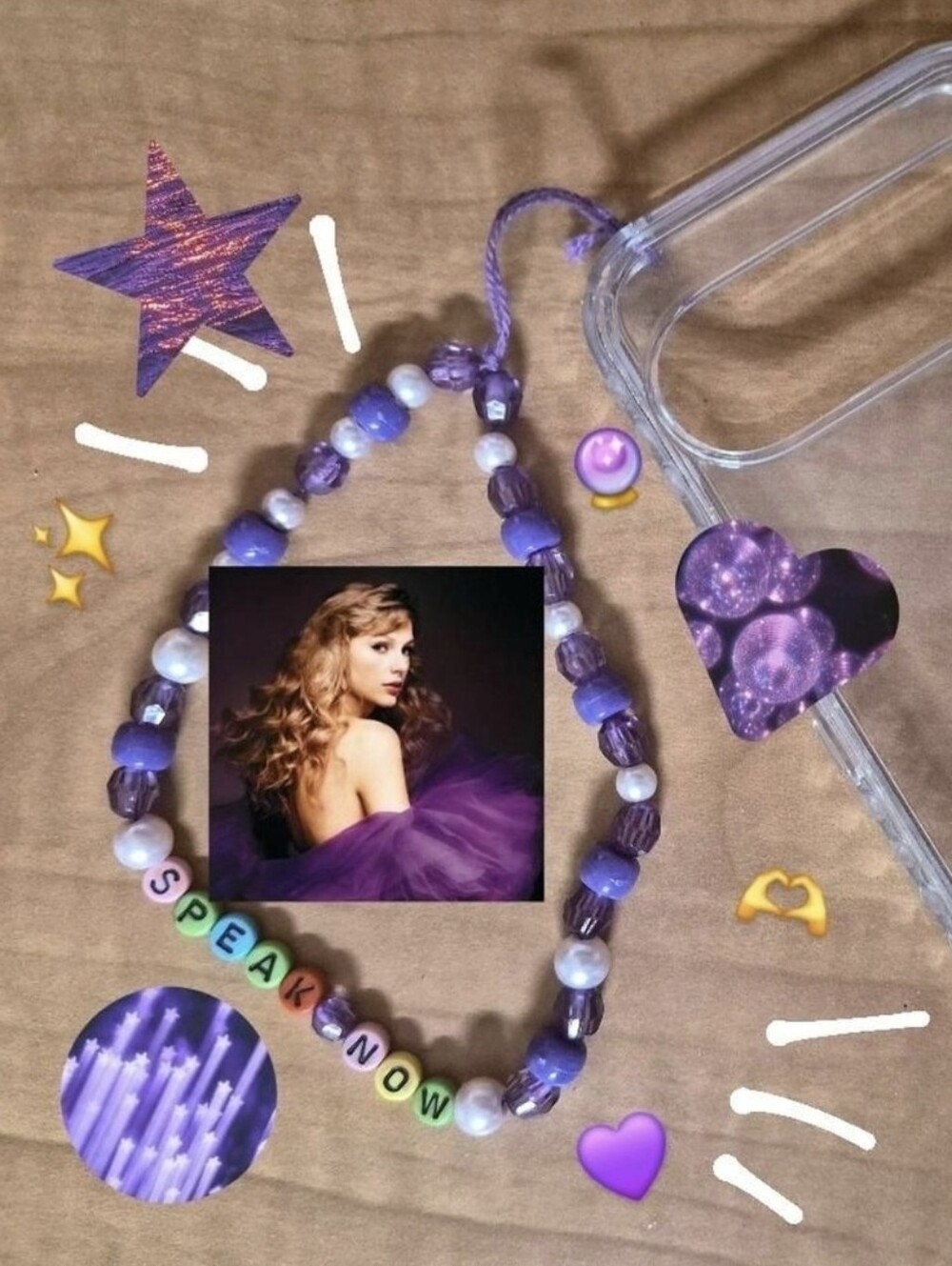Taylor Swift Speak Now Handmade Phone Charm - Women Accessories